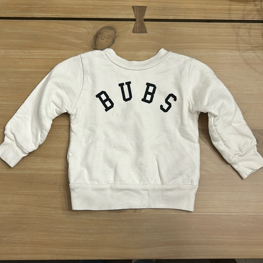 0-3 month bubs sweatshirt